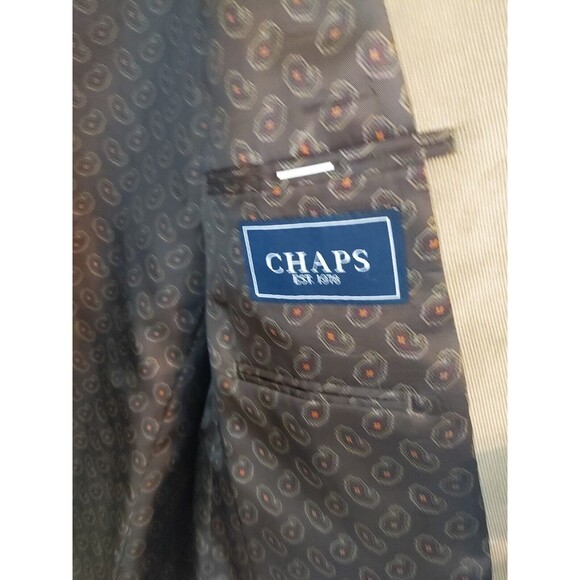 CHAPS Corduroy Brown Blazer 46R Sport Coat Blazer Jacket Men 2 Button Mint MC - Picture 7 of 12